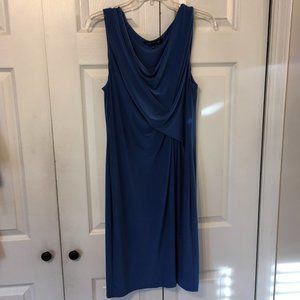 Jones New York Dress Sz 14 Blue Stretch